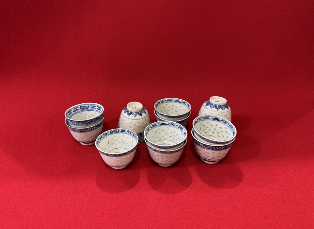 岡山県赤磐市で唐物 ホタルの煎茶碗を買取させてもらいました。の画像