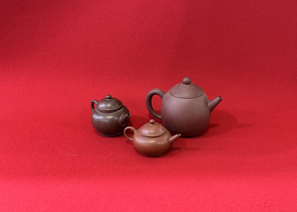 岡山県で唐物の煎茶道具 朱泥の急須を買取させてもらいました。の画像